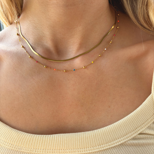 Color Beads Necklace