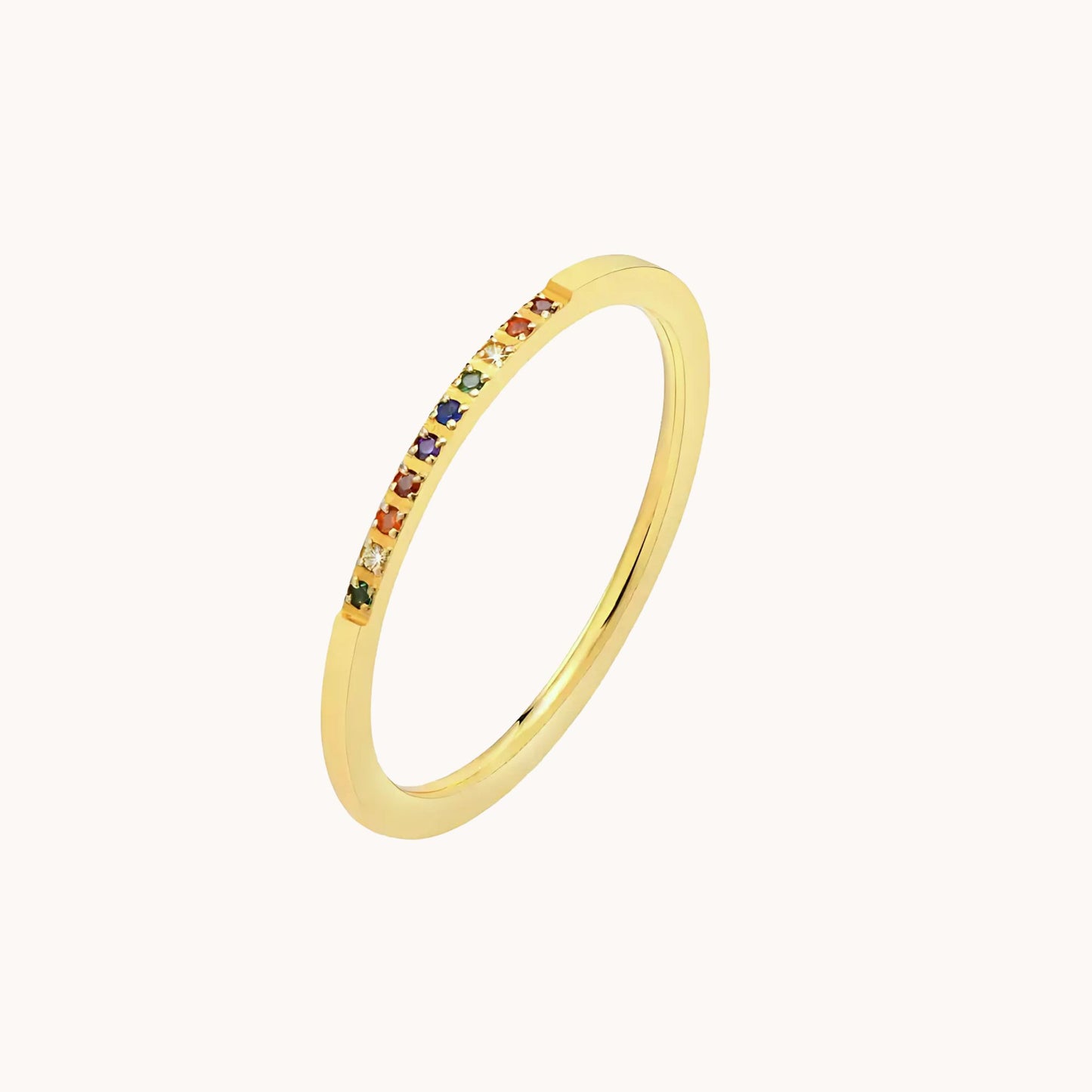 Thin Rainbow Ring