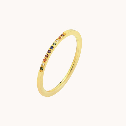 Thin Rainbow Ring
