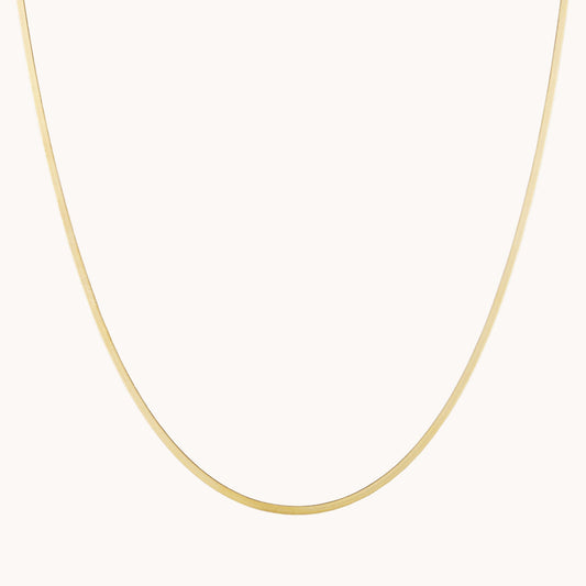 Thin Herringbone Necklace