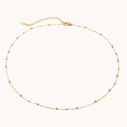 Color Beads Necklace