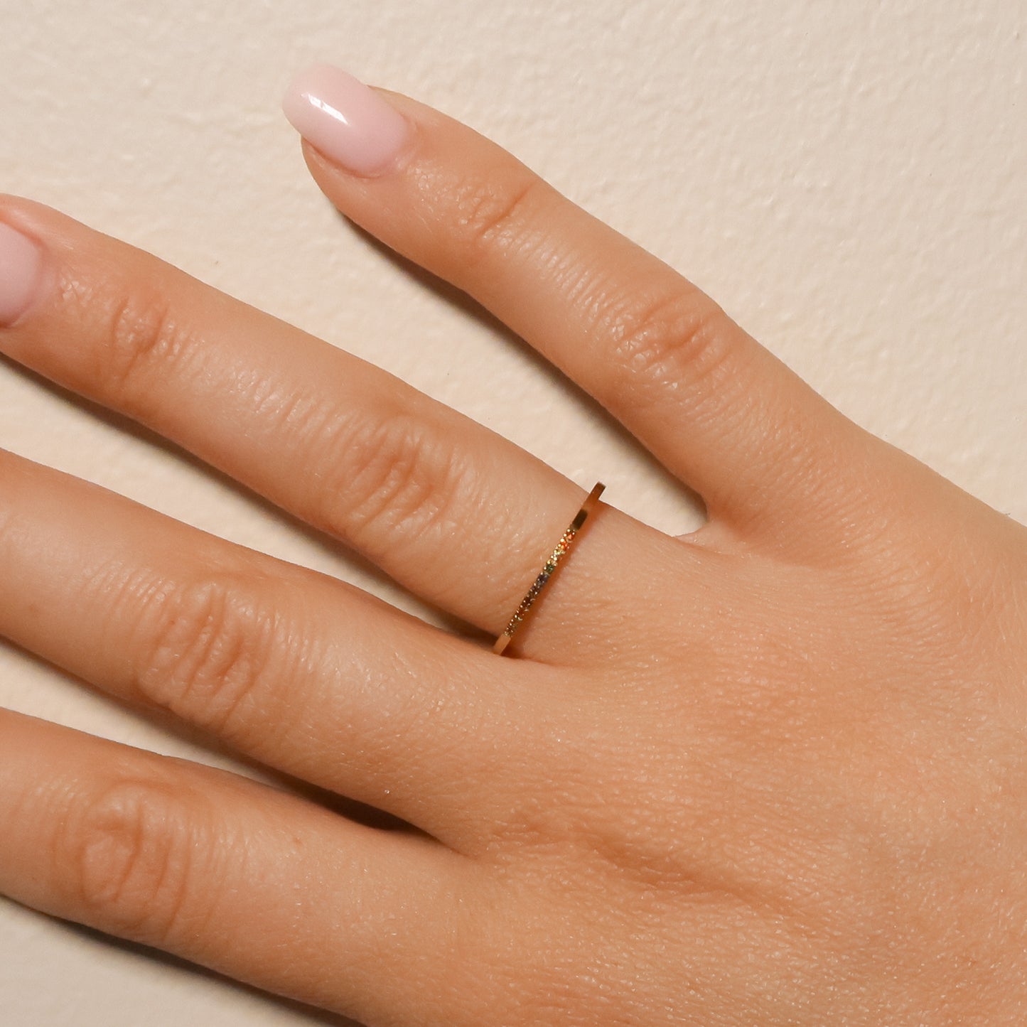 Thin Rainbow Ring