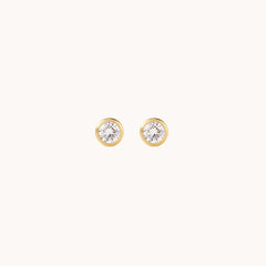 Bezel Diamond Studs