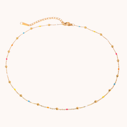 Color Beads Necklace
