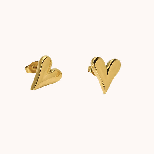 Julia Heart Studs