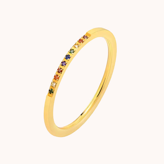 Thin Rainbow Ring