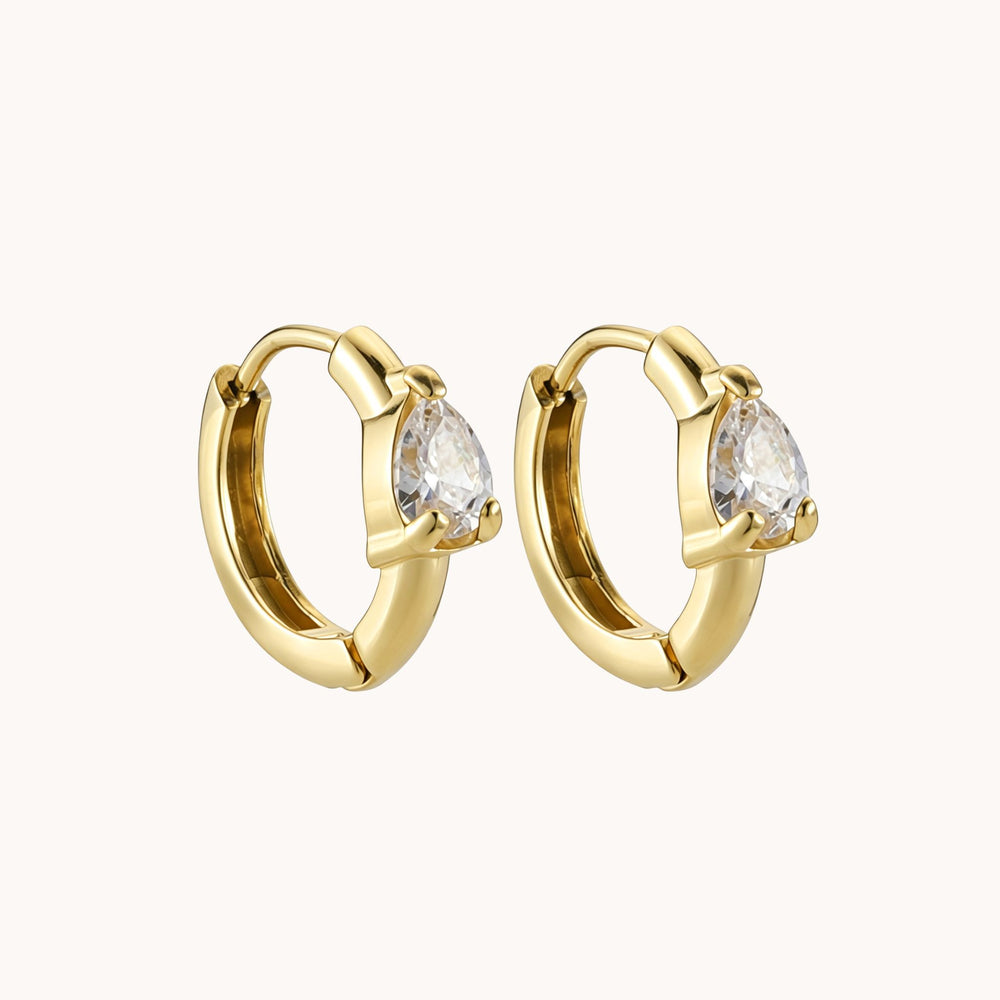 Teardrop Hoops