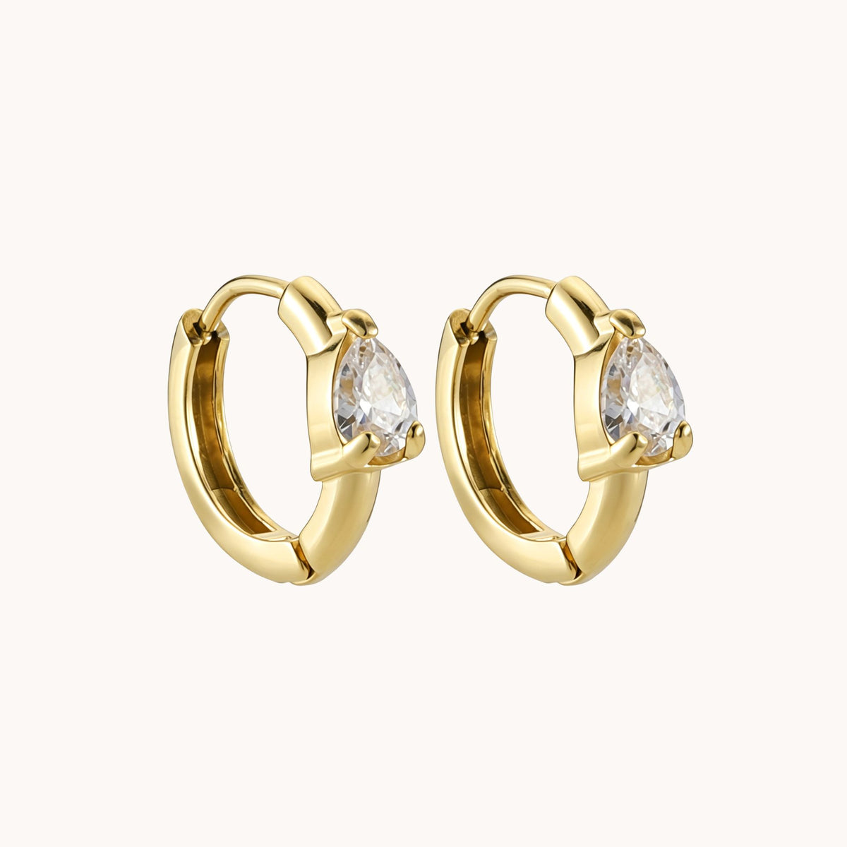 Teardrop Hoops
